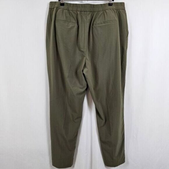 Banana Republic Lightweight Pants In Olive Green - Size L - Picture 7 of 8